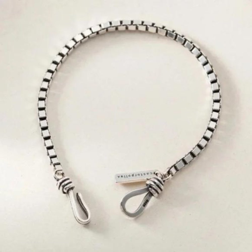NEW CHAIN 925 STERLING SILVER BRACELET - Picture 3 of 7